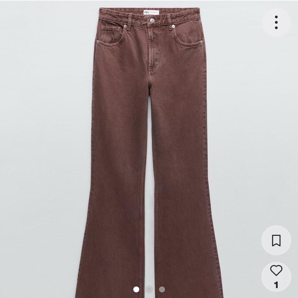 Brown Flared Women Jeans size 6